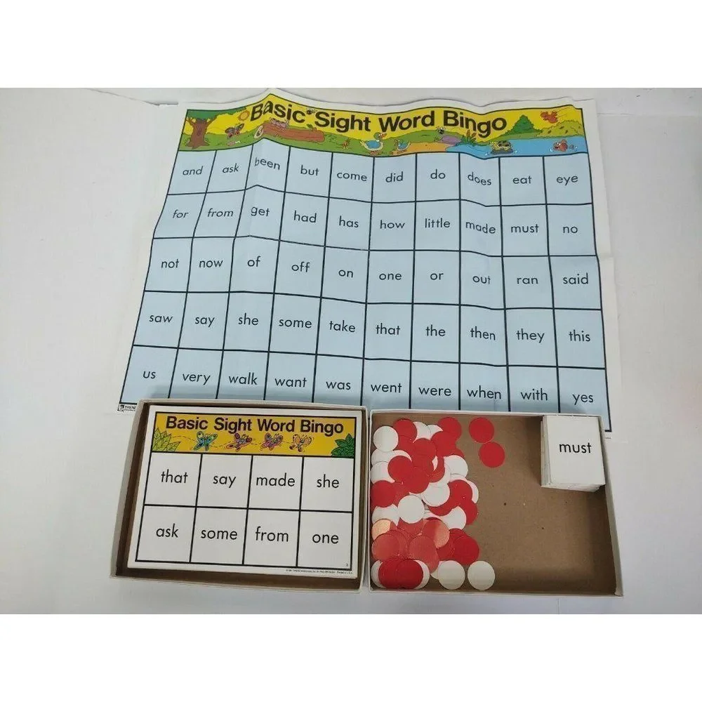 Trends Learning Bingo Alphabet Basic Sight Word - Picture 4 of 5